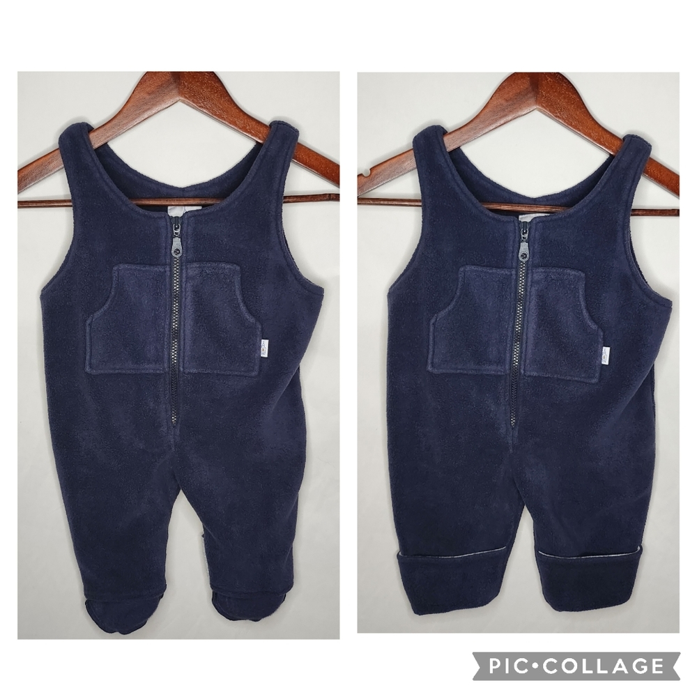 London Fog Navy Kids Overalls